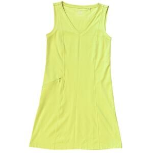 Toad&Co Aquaculture Neon Yellow Athletic Dress